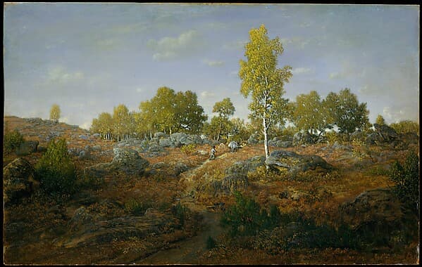 An Early Summer Morning in the Forest of Fontainebleau, by Théodore Rousseau