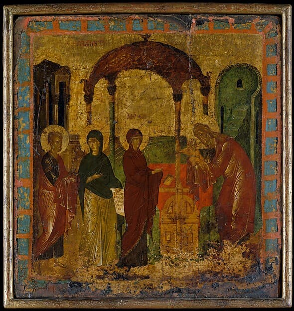 The Presentation in the Temple, by Byzantine Painter