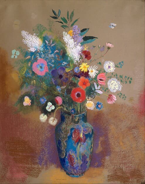 Bouquet of Flowers, by Odilon Redon
