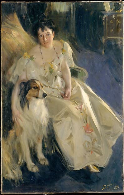 Mrs. Walter Rathbone Bacon (Virginia Purdy Barker, 1862–1919), by Anders Zorn