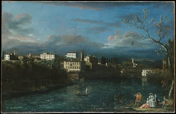 Vaprio d'Adda, by Bernardo Bellotto