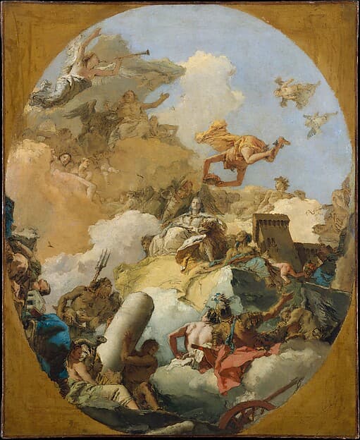The Apotheosis of the Spanish Monarchy, by Giovanni Battista Tiepolo