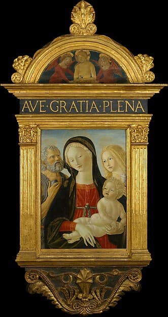Madonna and Child with Saints Jerome and Mary Magdalen, by Neroccio de' Landi