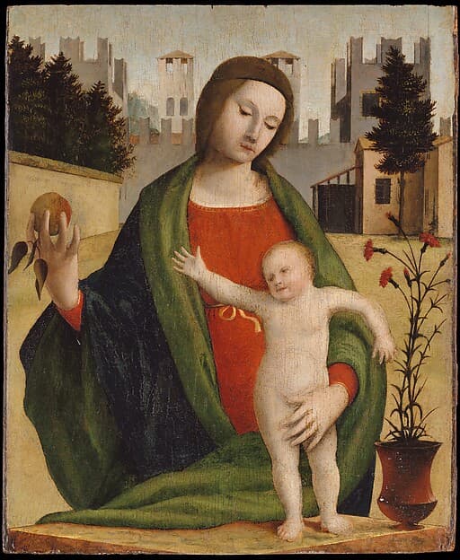 Madonna and Child, by Bramantino (Bartolomeo Suardi)