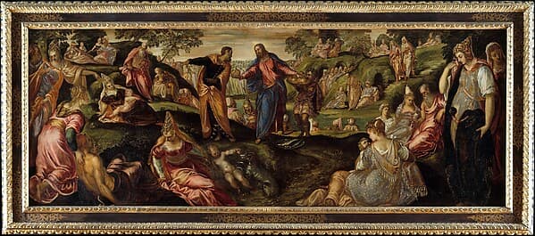 The Miracle of the Loaves and Fishes, by Jacopo Tintoretto (Jacopo Robusti)