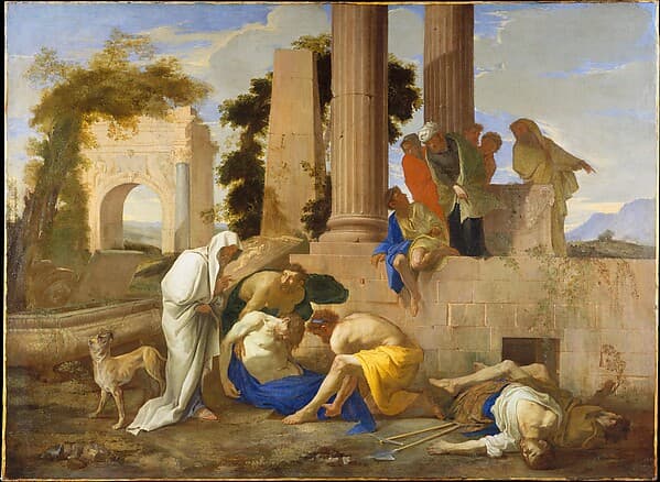 Tobit Burying the Dead, by Andrea di Lione