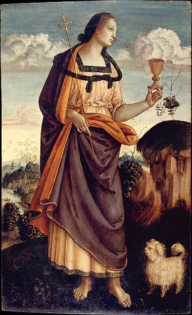 The Theological Virtues: Faith, Charity, Hope, by Italian (Umbrian) Painter