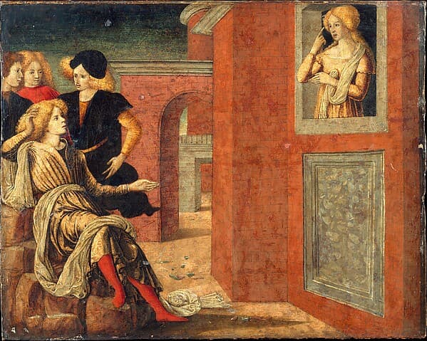 Scene from a Novella, by Liberale da Verona