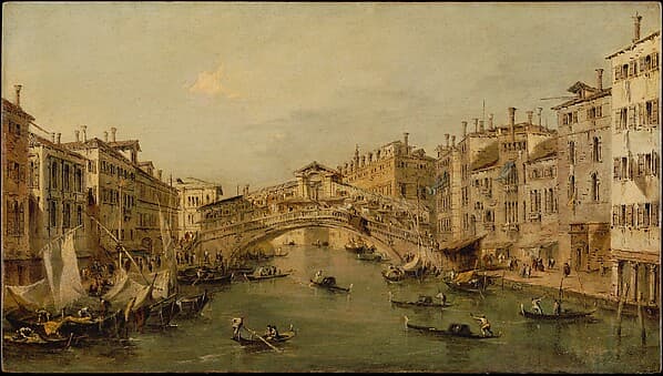 Venice: The Rialto, by Francesco Guardi