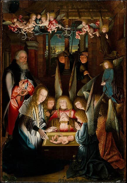 The Adoration of the Christ Child, by Jan Joest of Kalkar
