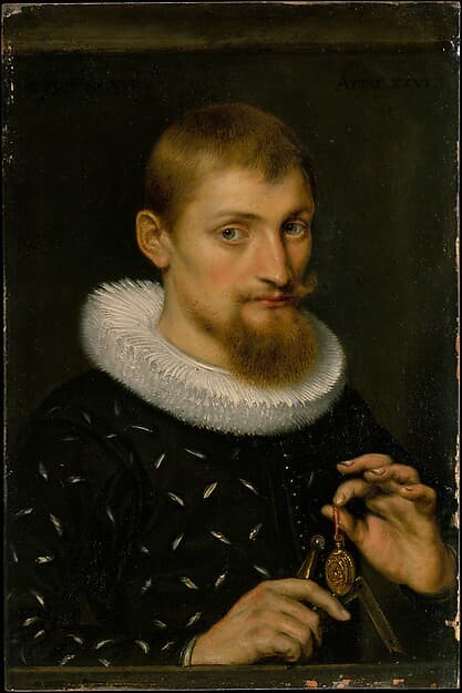 Portrait of a Man, Possibly an Architect or Geographer, by Peter Paul Rubens