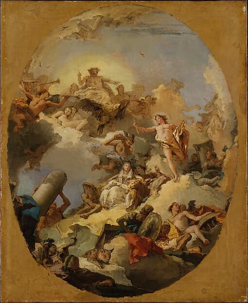 The Apotheosis of the Spanish Monarchy, by Giovanni Battista Tiepolo
