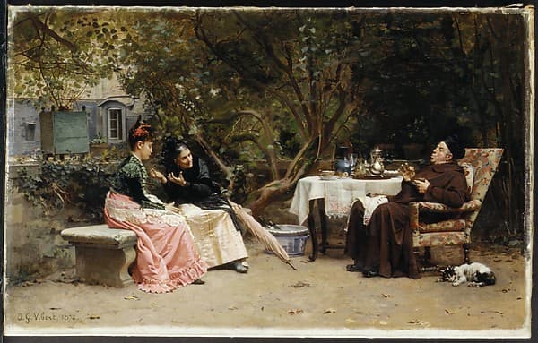The Reprimand, by Jean-Georges Vibert