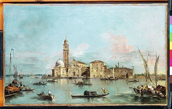 The Island of San Michele, Venice, by Francesco Guardi