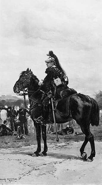 A Dragoon on Horseback, by Edouard Detaille