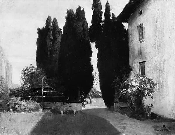 Italian Garden, by Friedrich August von Kaulbach