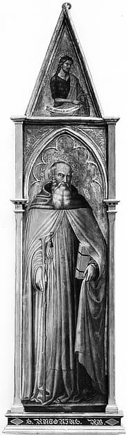 Saint Anthony Abbot (with Saint John the Baptist), by Martino di Bartolommeo di Biagio