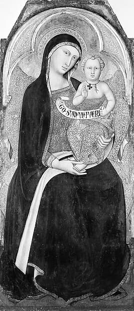 Madonna and Child, by Luca di Tommè di Nuto