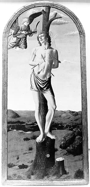 Saint Sebastian, by Francesco Botticini (Francesco di Giovanni)