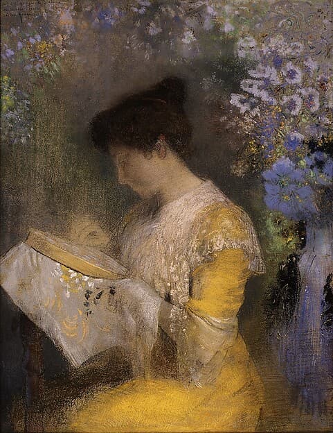 Madame Arthur Fontaine (Marie Escudier, 1865–1946), by Odilon Redon