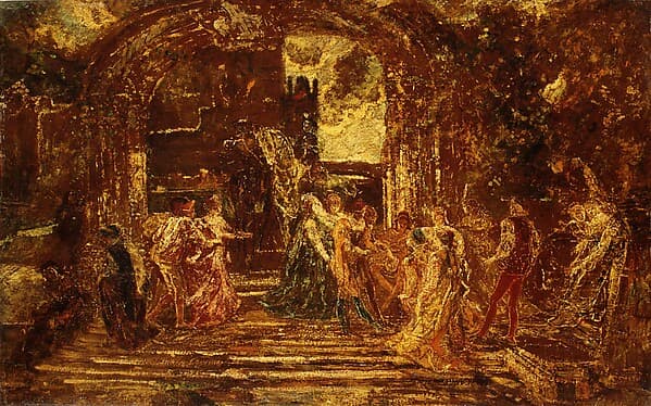 The Court of the Princess, by Adolphe Monticelli