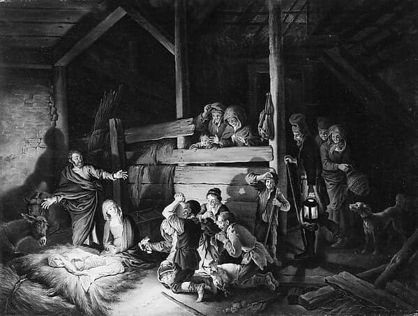 The Adoration of the Shepherds, by Christian Wilhelm Ernst Dietrich