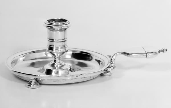 Chamber candlestick, by Augustin Courtauld
