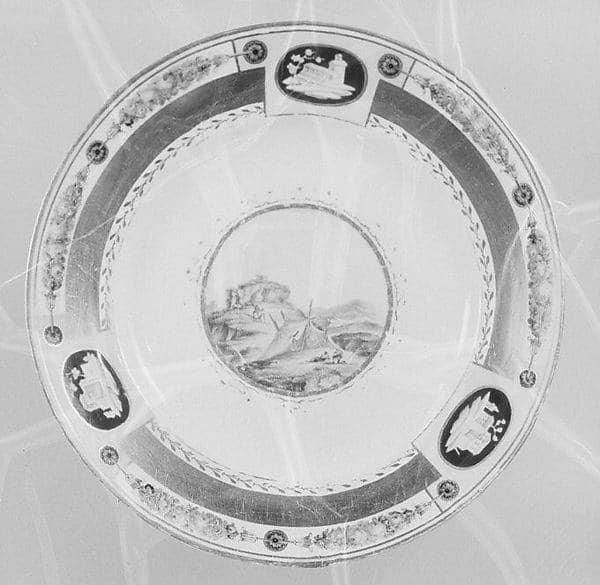 Plate, by Imperial Porcelain Manufactory, St. Petersburg