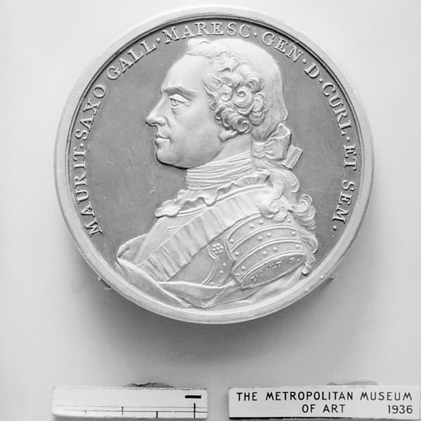 Count Maurice, Maréchal de Saxe (1696–1750), by Jean Dassier