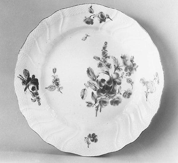 Plate, by Tournai