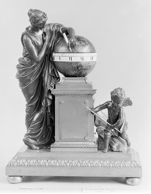 Mantel clock ("Pendule Clio"), by Jean-André Lepaute