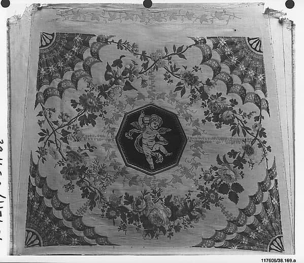 Part of a chair cover, by Jean Démosthène Dugourc