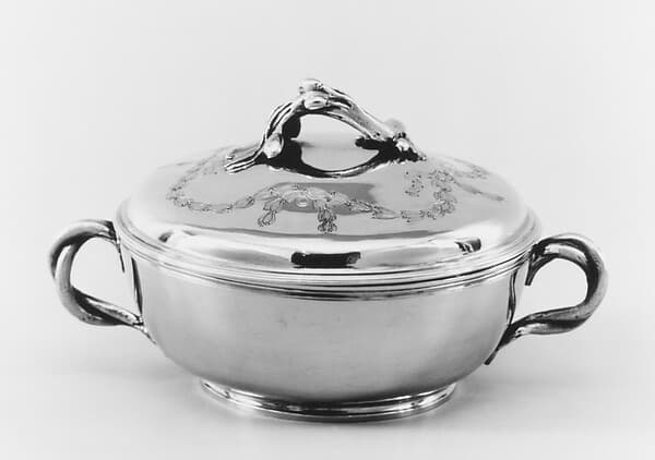 Bowl with cover (Écuelle), by Jacques-Pierre Marteau