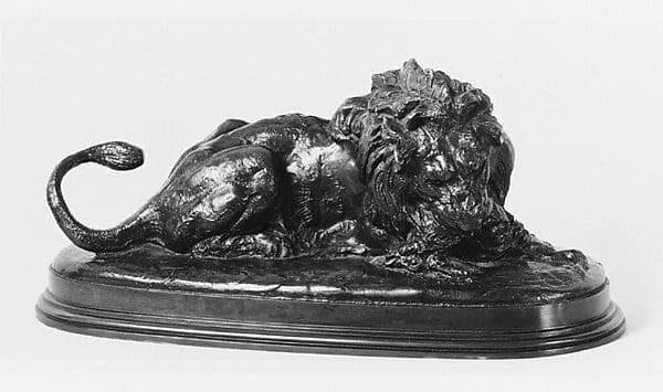Lion Devouring a Doe, by Antoine-Louis Barye