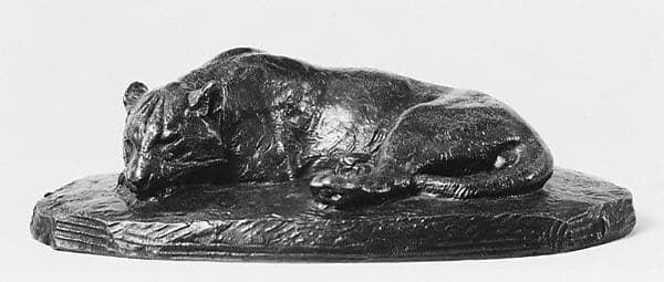 Jaguar Sleeping, by Antoine-Louis Barye