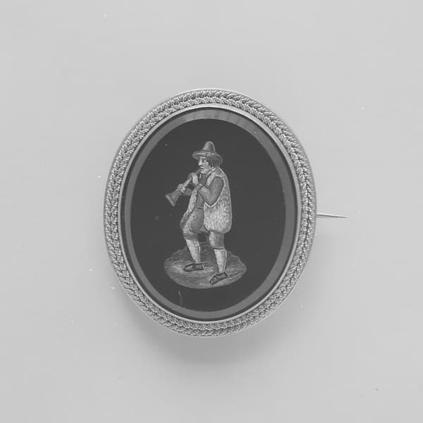 Brooch (part of a set), by G.L. Barberi
