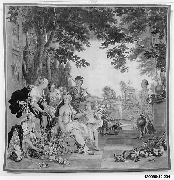 Flora from a set of the Triumph of the Gods, by Jan van Orley