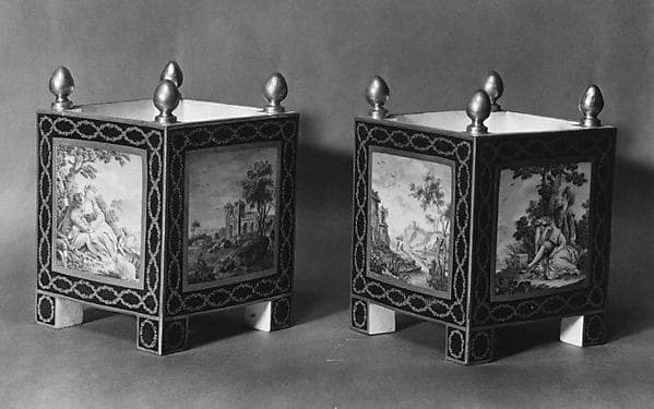 Flower pots (caisses carrés), by Sèvres Manufactory