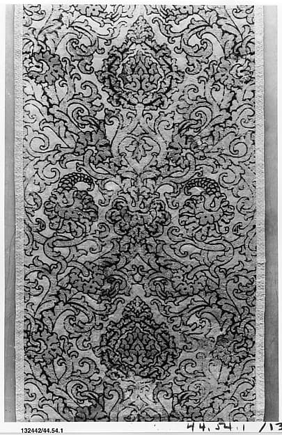 Panel of velvet