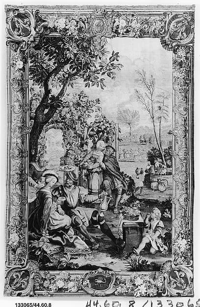 October from a set of The Months of Lucas, by Master of the Months of Lucas