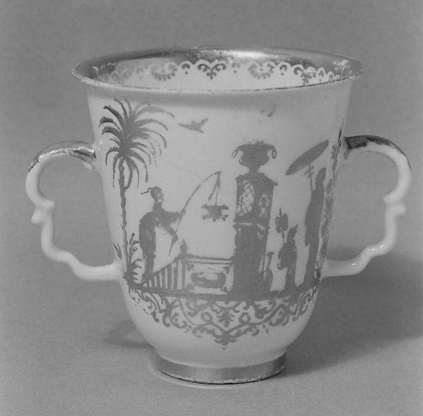 Two-handled cup, by Meissen Manufactory