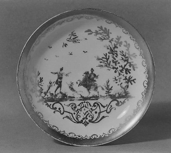 Saucer, by Meissen Manufactory