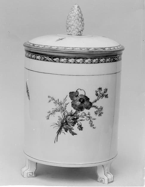 Jar with cover (one of a pair), by Royal Porcelain Manufactory, Berlin