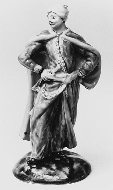 Turkish man (one of a pair), by Meissen Manufactory