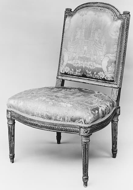 Side chair (Chaise à la reine) (part of a set), by Jean Baptiste Boulard