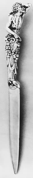 Knife (one of a set), by Antonio Gentili (Antonio da Faenza)