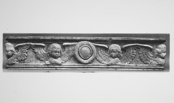 Mantel frieze, by Andrea Bregno