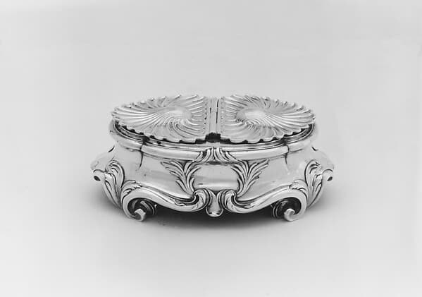 Double salt or pepper box, by Pierre-Aymé Joubert