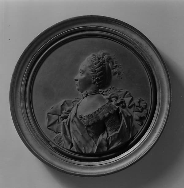 Portrait of a lady, possibly the Marquise de Vaudreuil, by Jean-Baptiste Nini