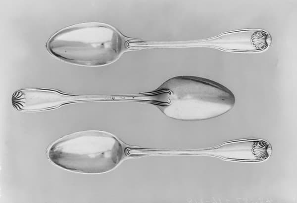 Set of three spoons, by Jean-Jacques Kirstein